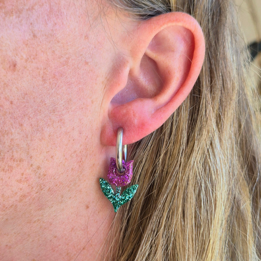 Boucles d'oreilles Tulipes