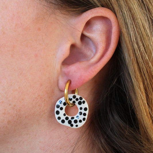 Boucles d'oreilles Pois