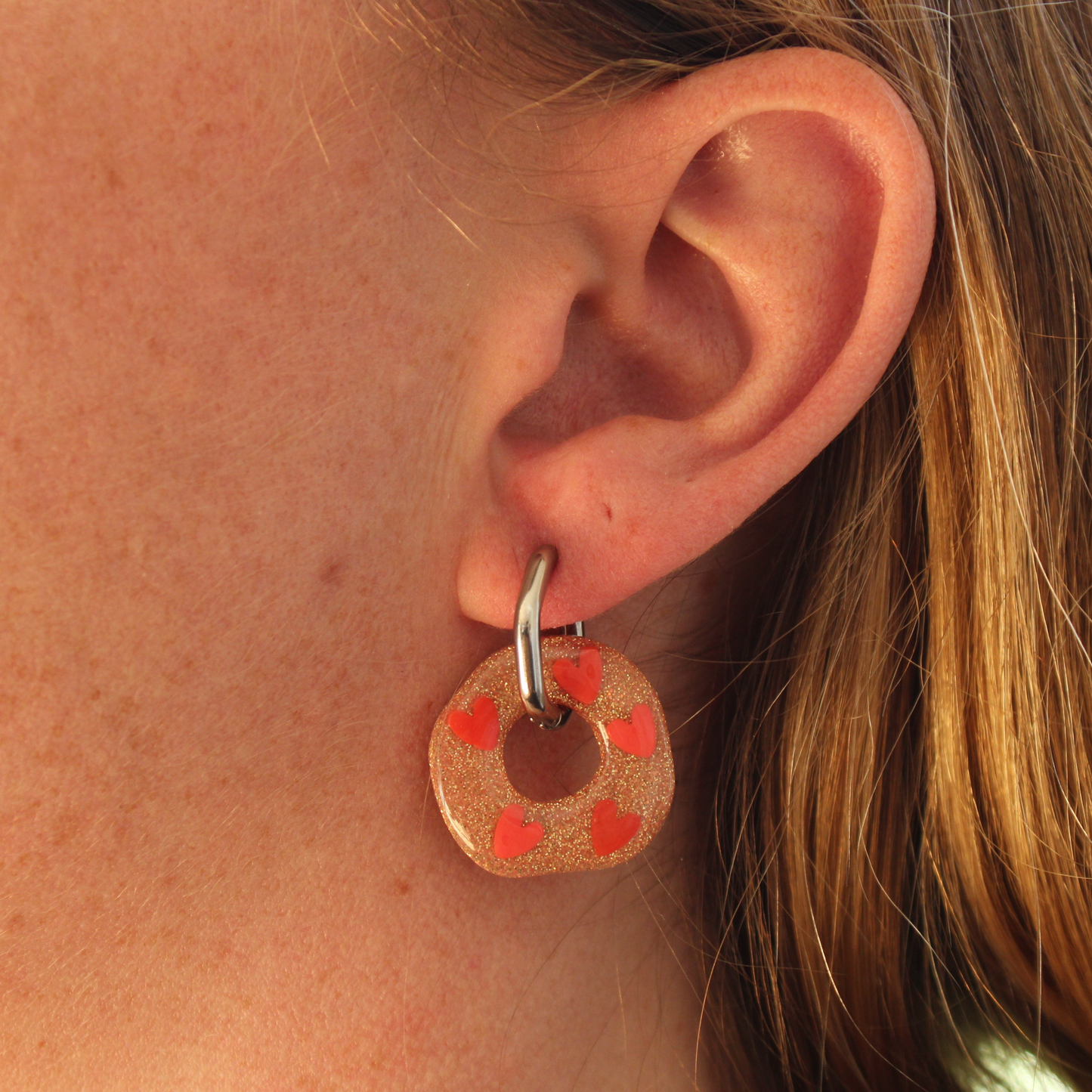Boucles d'oreilles Cœur