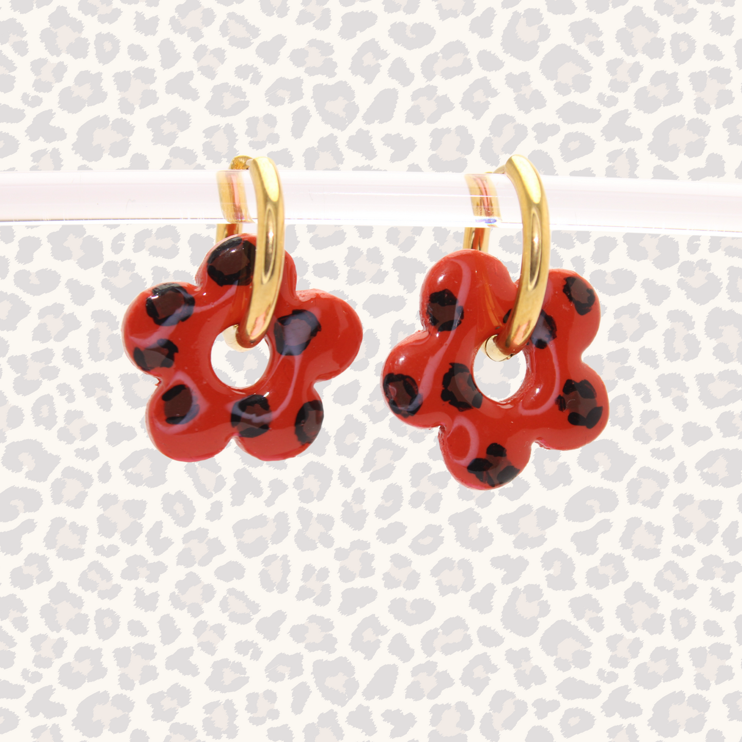 Boucles d'oreilles Léopard