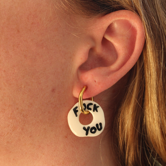 Boucles d'oreilles Fuck You