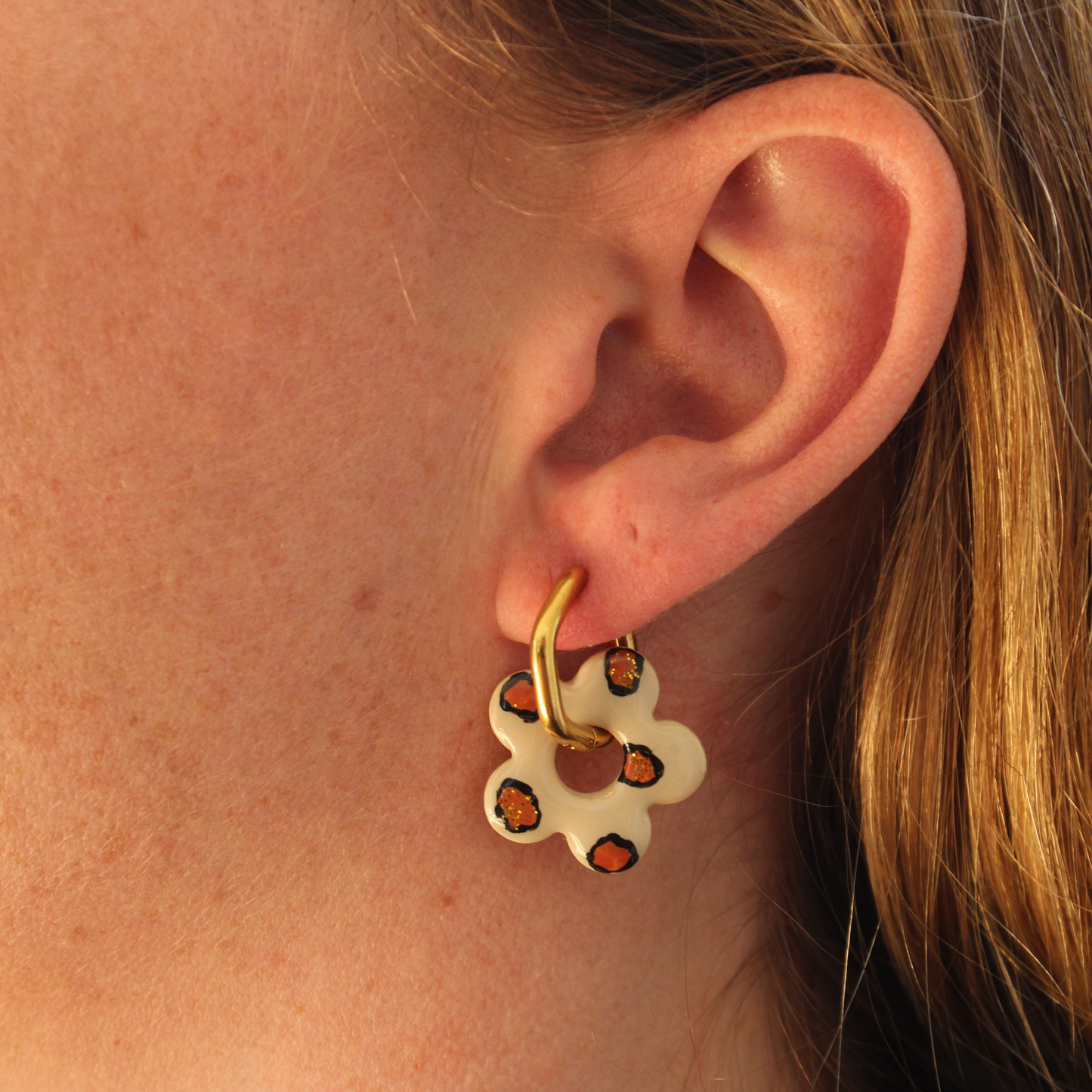 Boucles d'oreilles Léopard