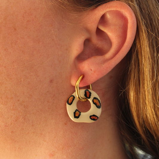 Boucles d'oreilles Léopard