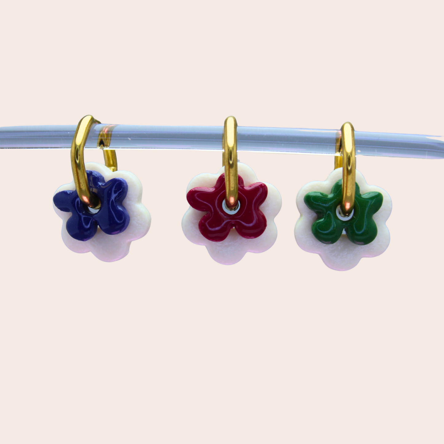 Boucles d'oreilles Duo Floral | À composer