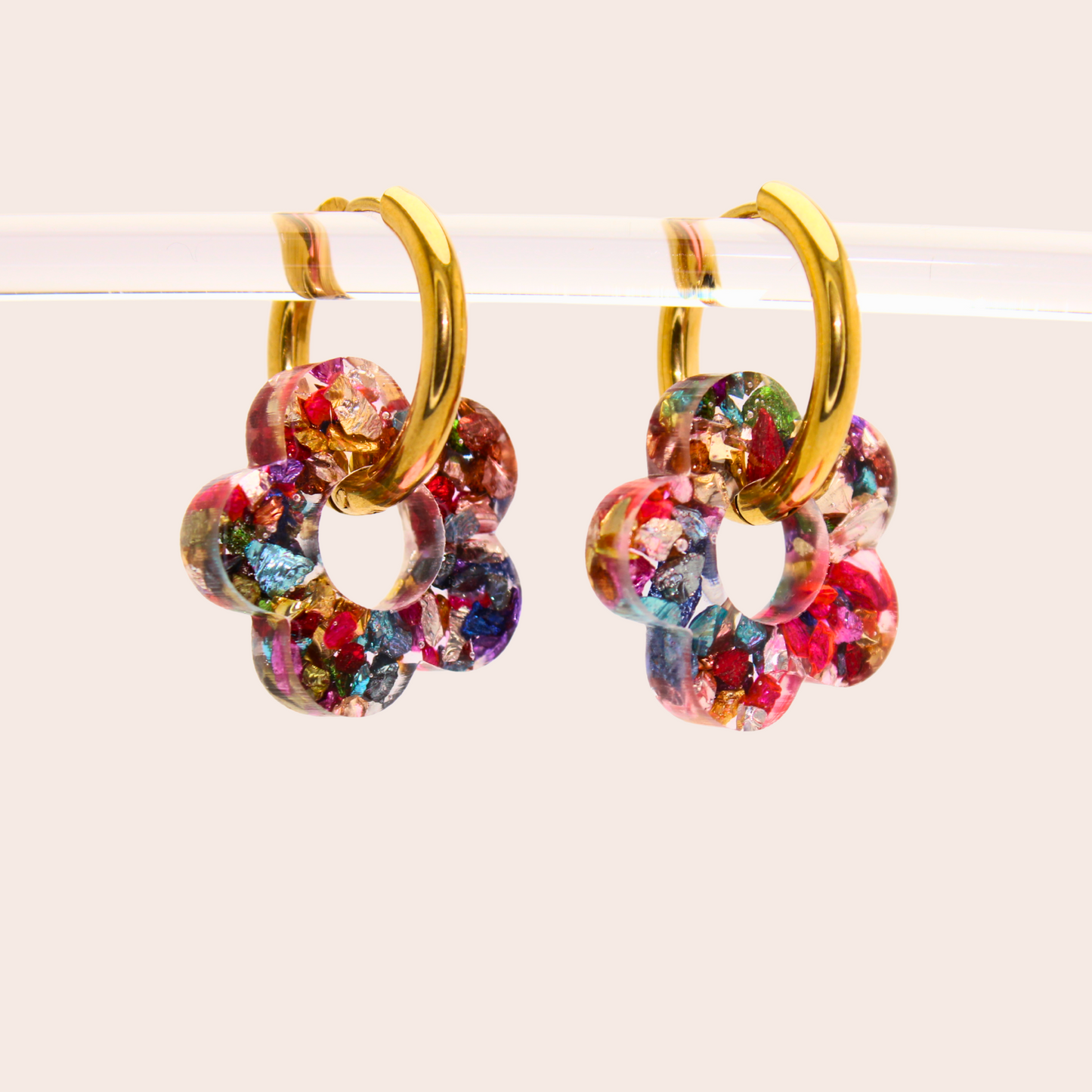 Boucles d'oreilles Fleurs