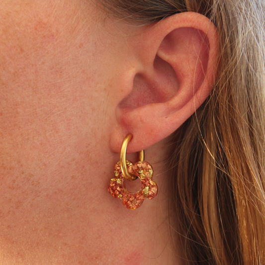 Boucles d'oreilles Fleurs