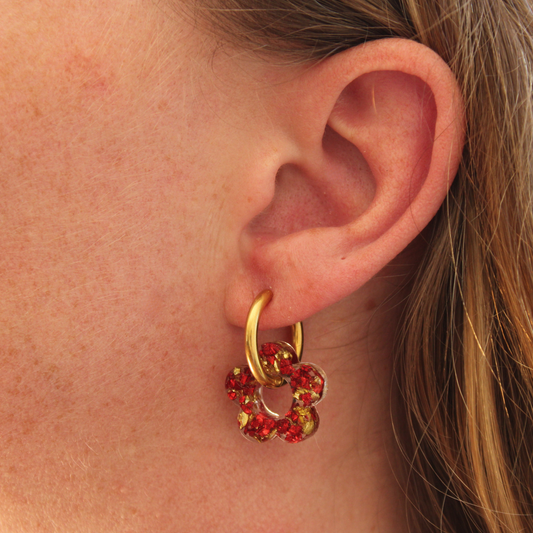 Boucles d'oreilles Fleurs