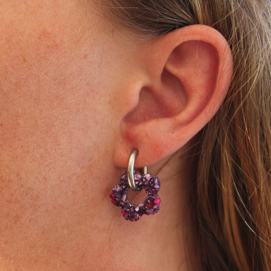 Boucles d'oreilles Fleurs