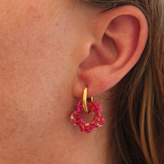 Boucles d'oreilles Fleurs