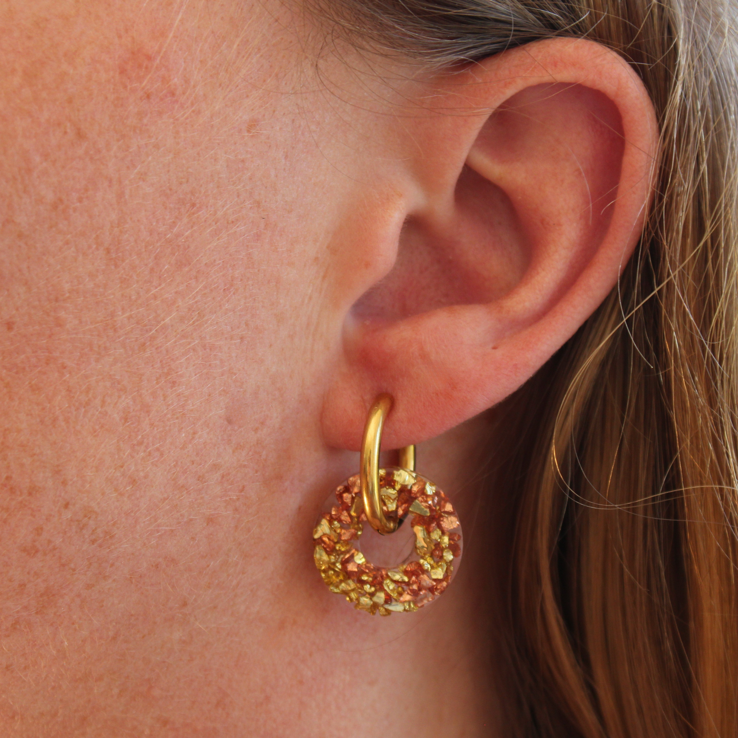Boucles d'oreilles Rondes