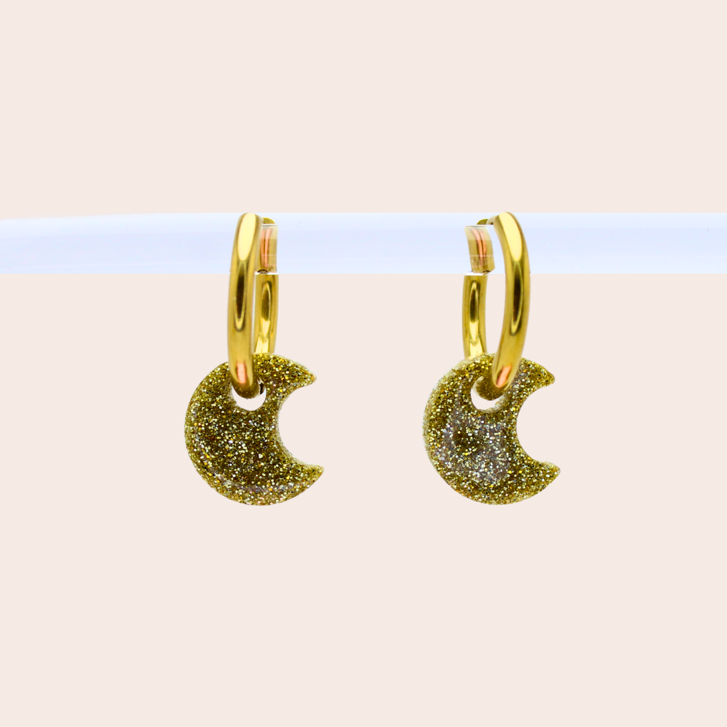 Boucles d'oreilles Lune