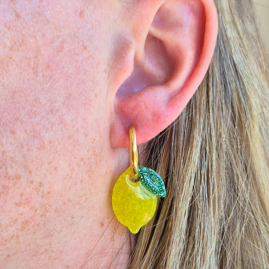 Boucles d'oreilles Citron
