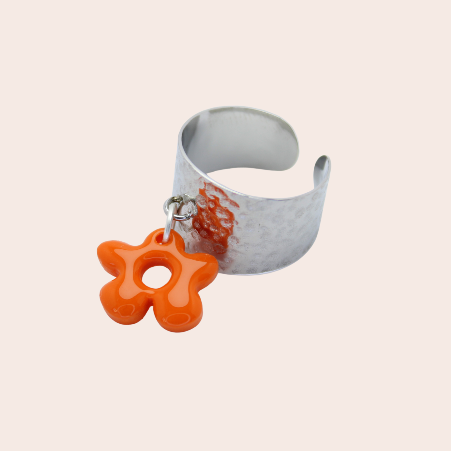Bague Fleur Orange