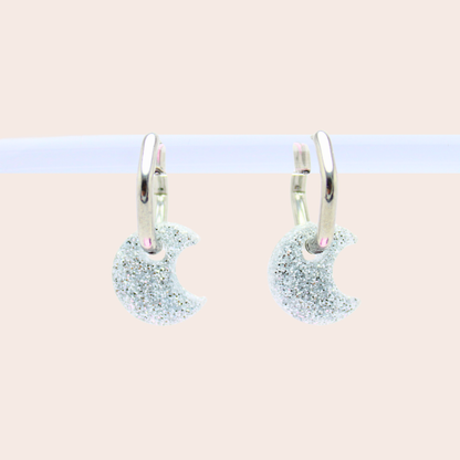 Boucles d'oreilles Lune