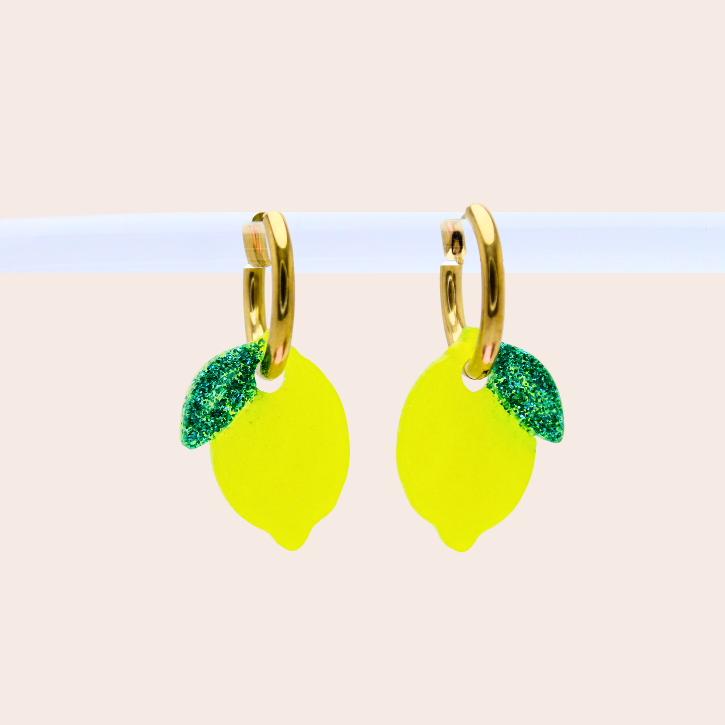 Boucles d'oreilles Citron