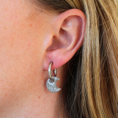 Boucles d'oreilles Lune