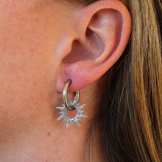 Boucles d'oreilles Soleil / Lune