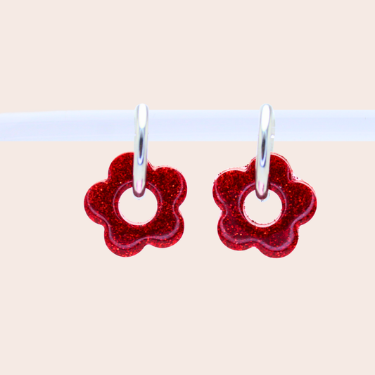 Boucles d'oreilles Fleurs