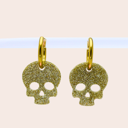 Boucles d'oreilles Tête de mort