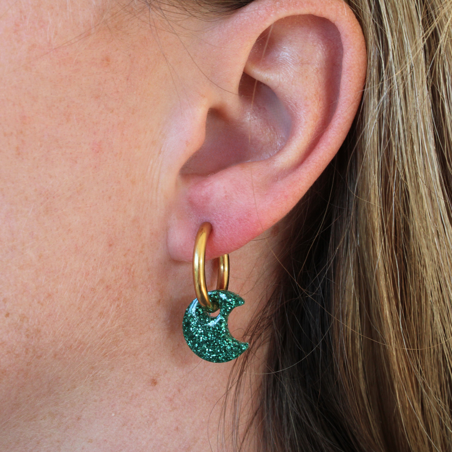 Boucles d'oreilles Lune