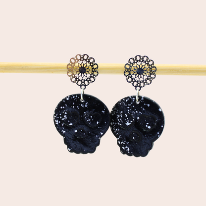 Boucles d'oreilles Tête de mort
