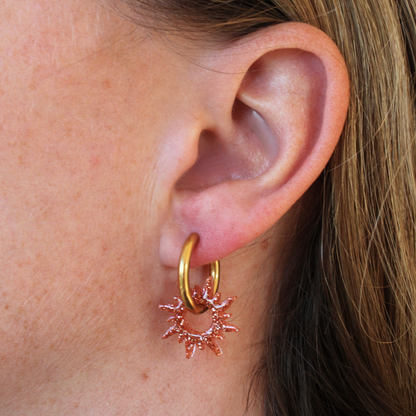 Boucles d'oreilles Soleil / Lune