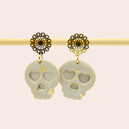 Boucles d'oreilles Tête de mort