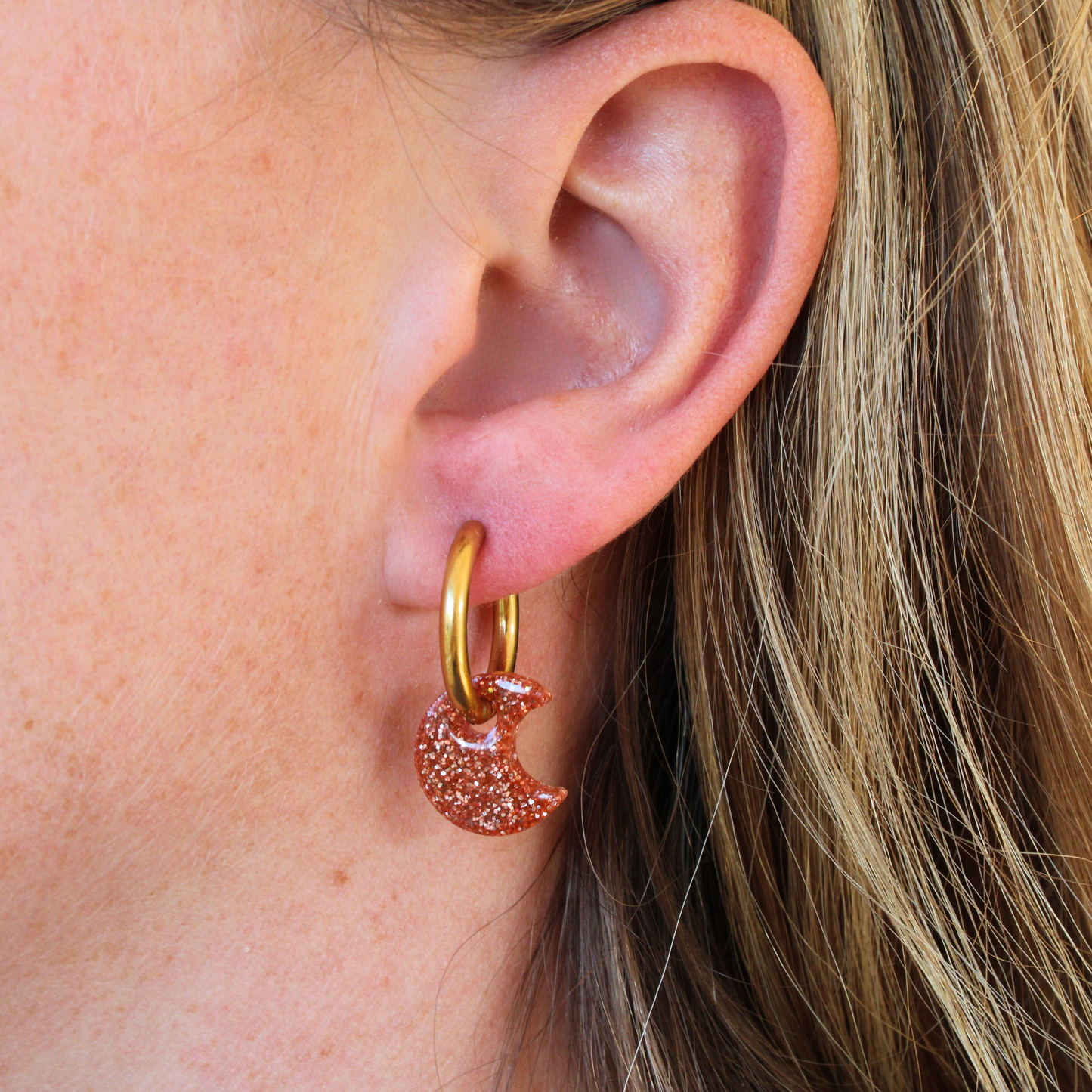 Boucles d'oreilles Soleil / Lune