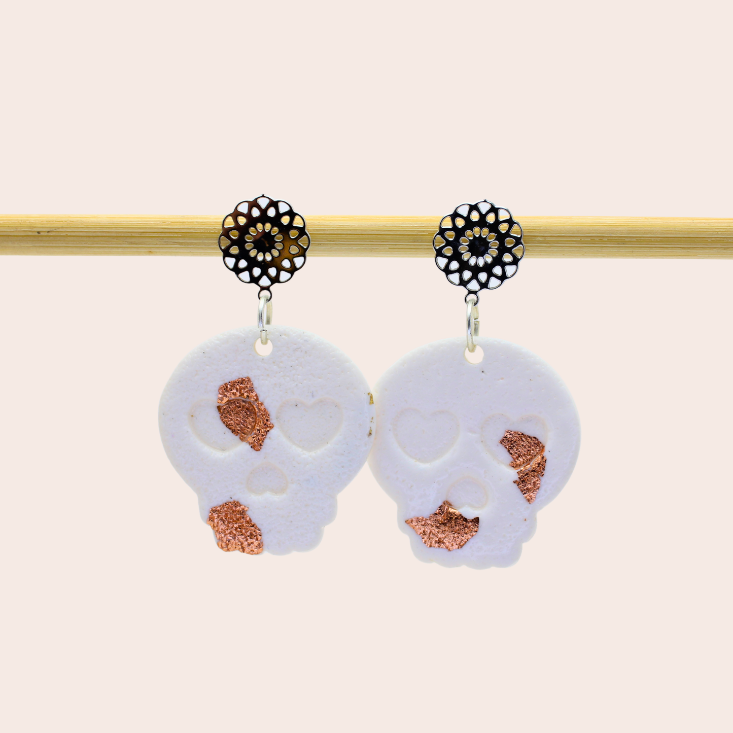 Boucles d'oreilles Tête de mort