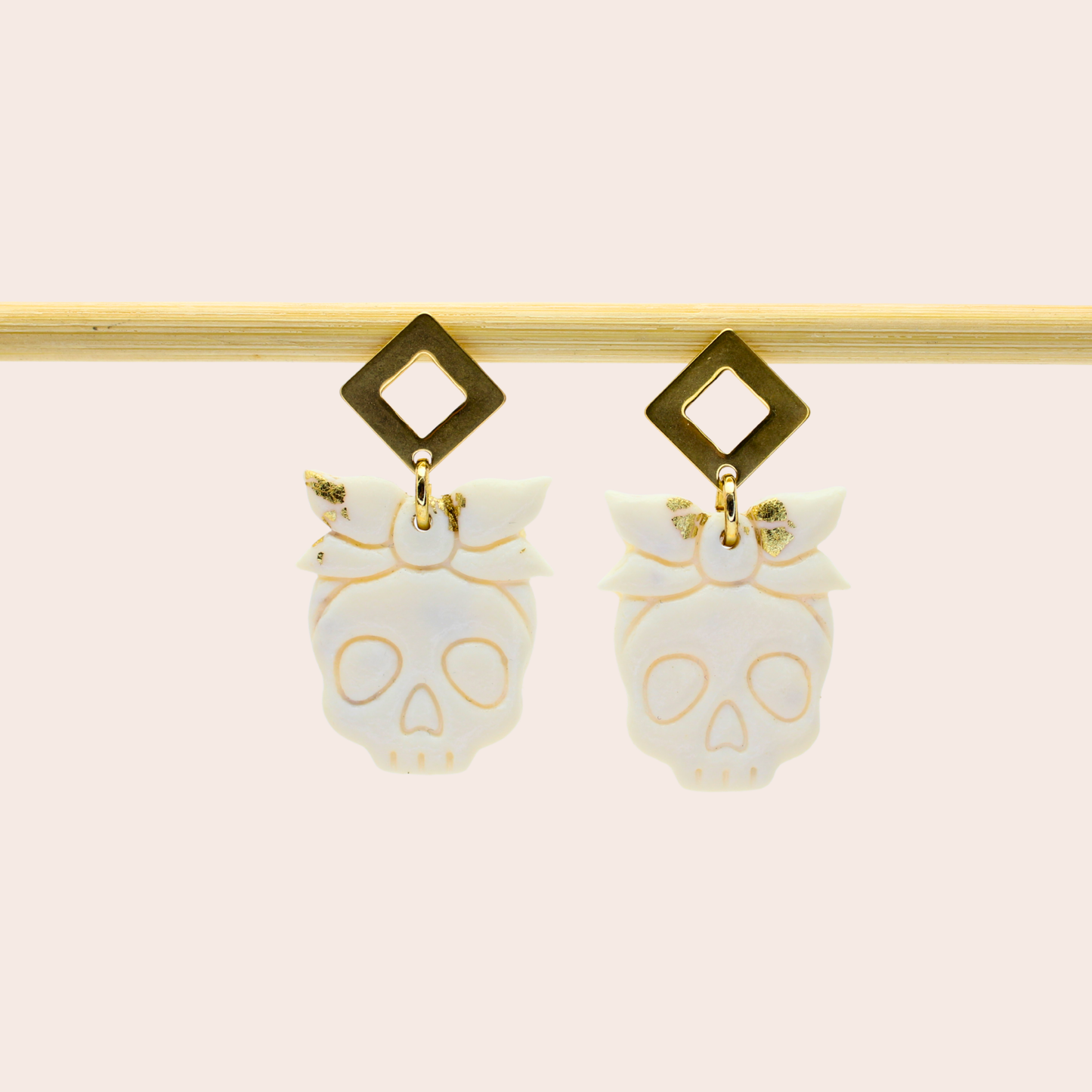 Boucles d'oreilles Tête de mort