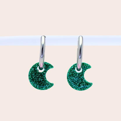 Boucles d'oreilles Lune