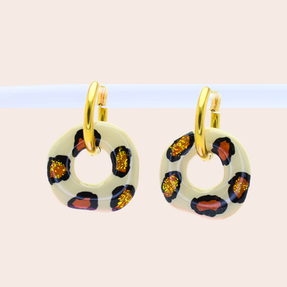 Boucles d'oreilles Léopard