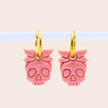 Boucles d'oreilles Tête de mort