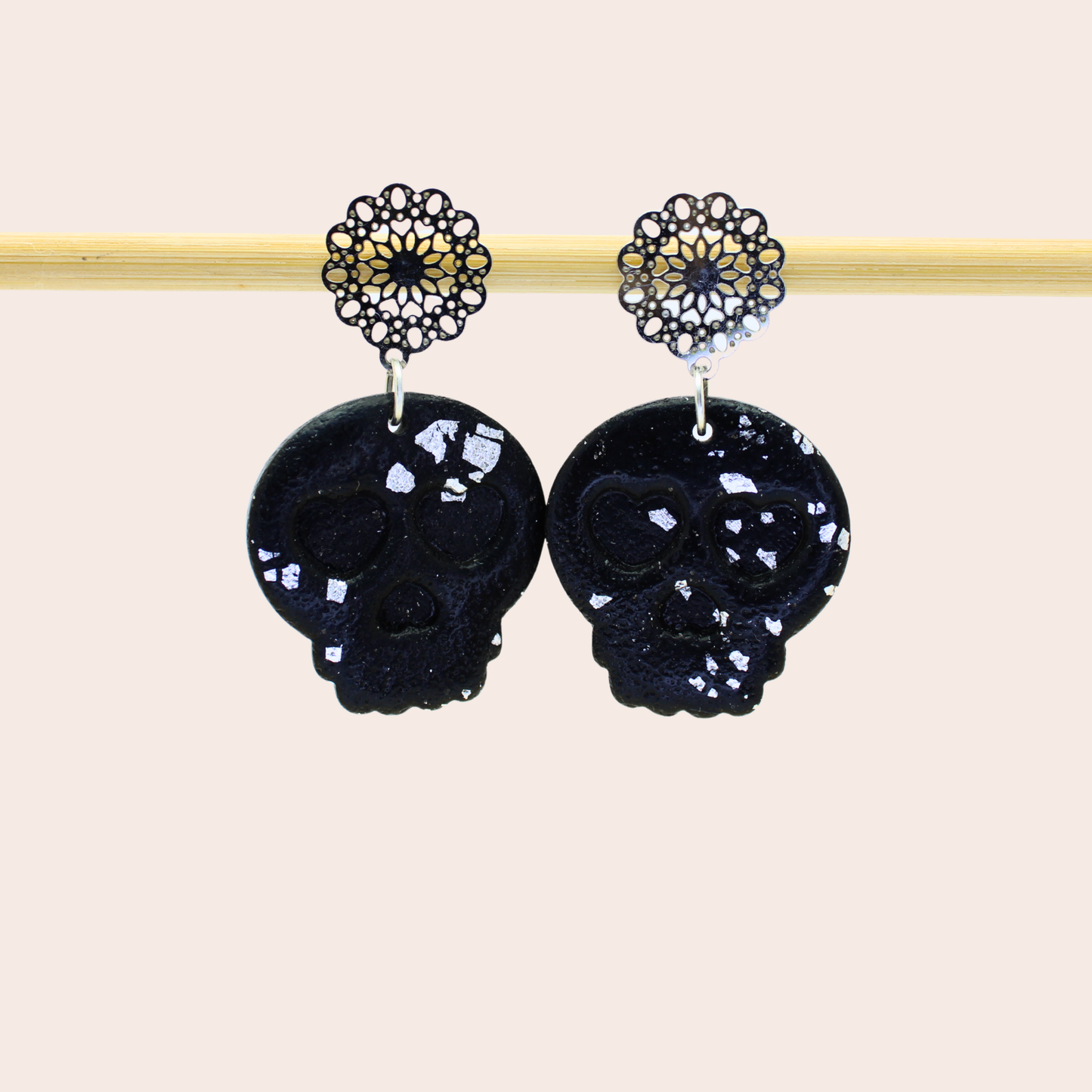 Boucles d'oreilles Tête de mort