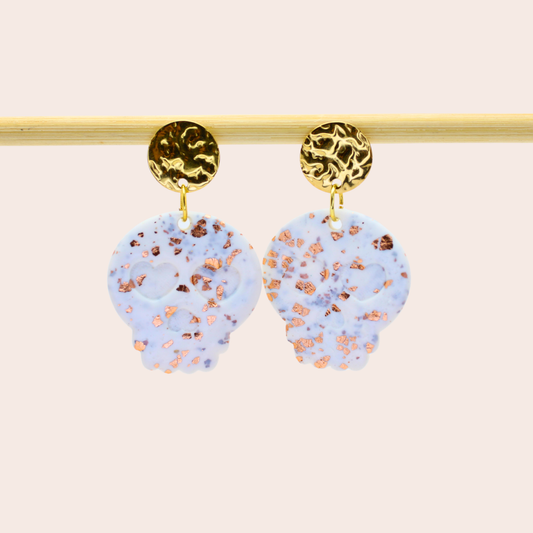 Boucles d'oreilles Tête de mort