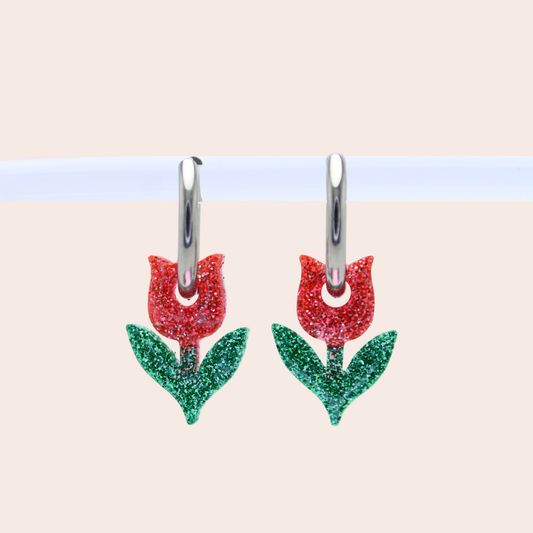 Boucles d'oreilles Tulipes