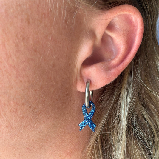 Boucles d'oreilles Octobre Rose