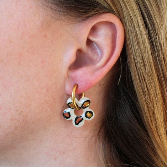 Boucles d'oreilles Léopard