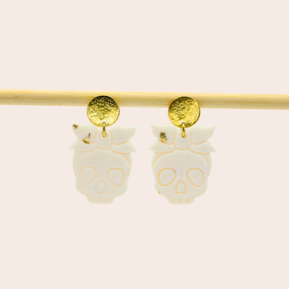 Boucles d'oreilles Tête de mort