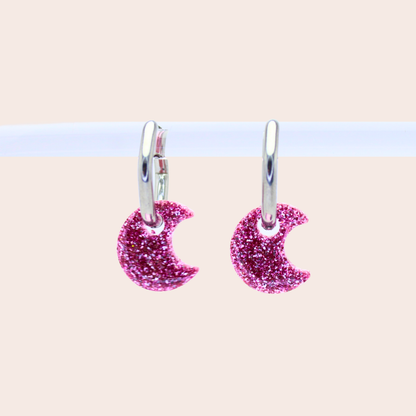 Boucles d'oreilles Lune