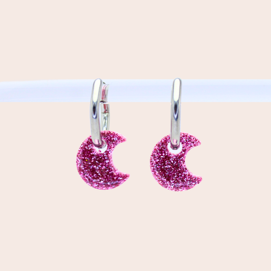 Boucles d'oreilles Lune