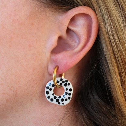 Boucles d'oreilles Pois