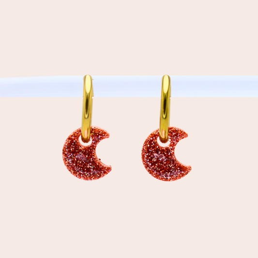 Boucles d'oreilles Lune