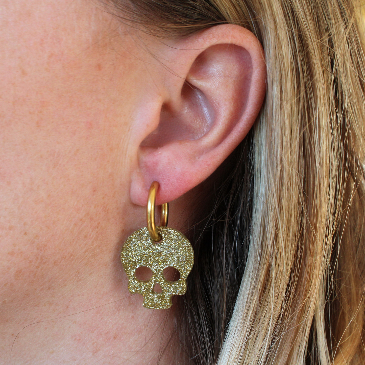 Boucles d'oreilles Tête de mort