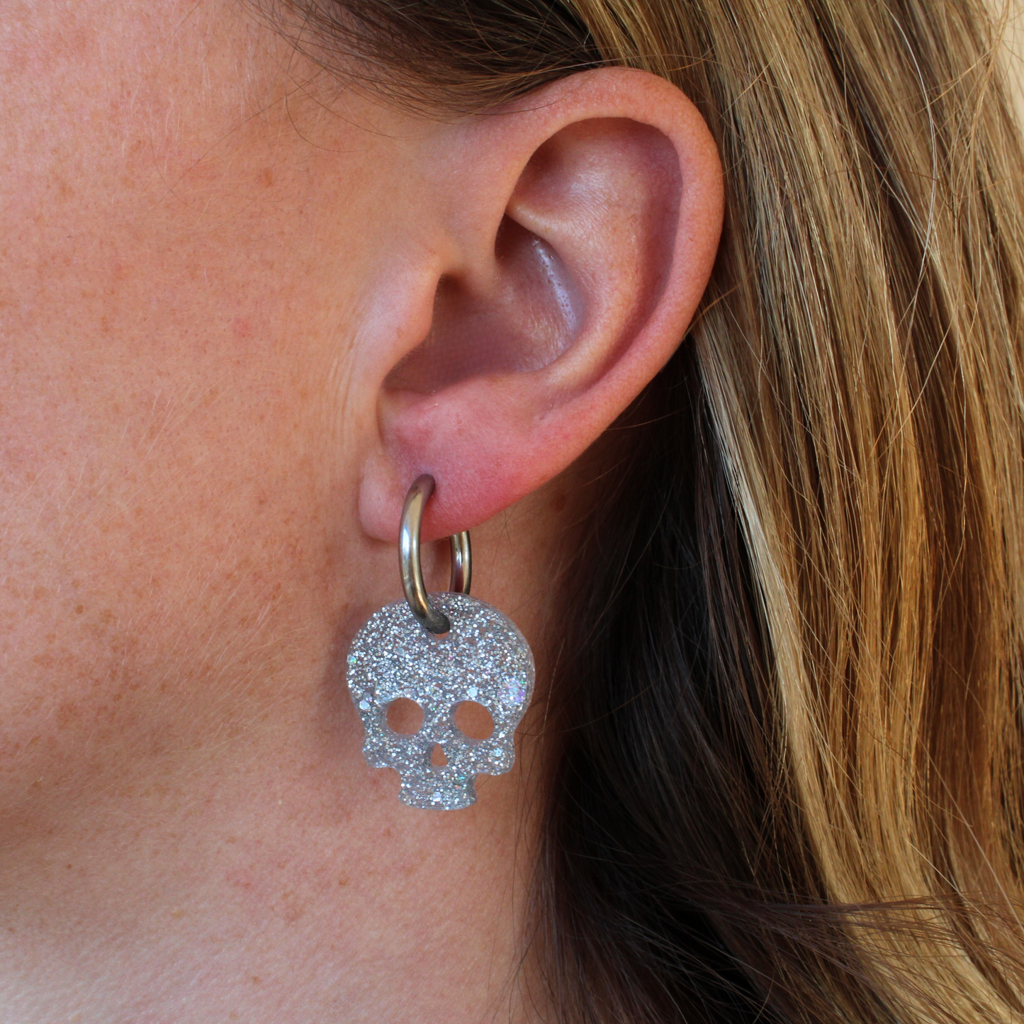 Boucles d'oreilles Tête de mort