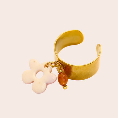 Bague Fleur Blanche