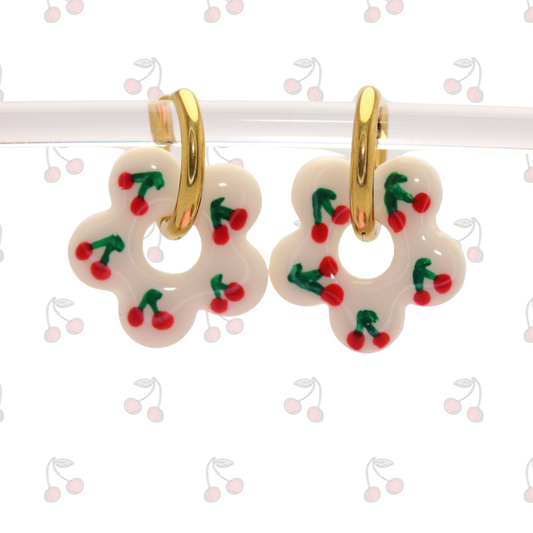 Boucles d'oreilles Cerises