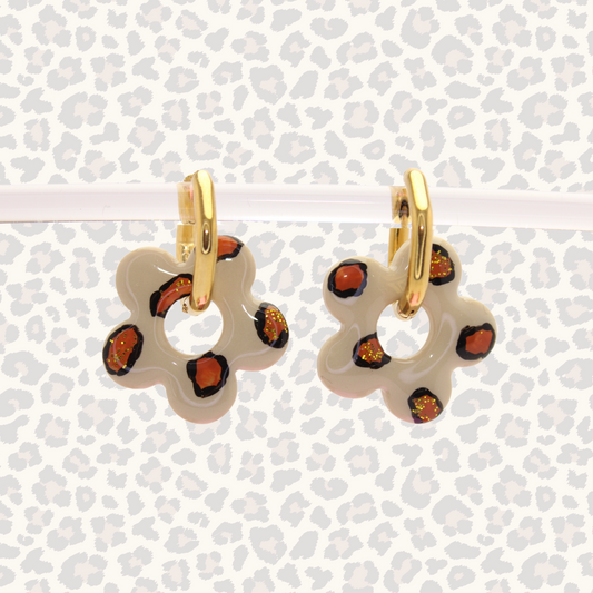 Boucles d'oreilles Léopard