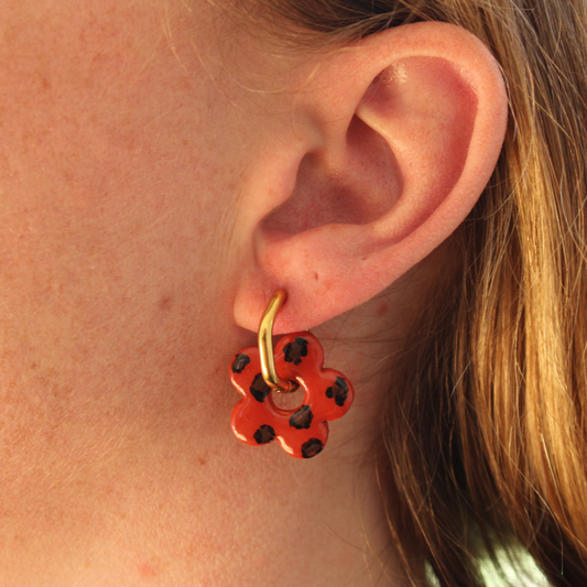 Boucles d'oreilles Léopard
