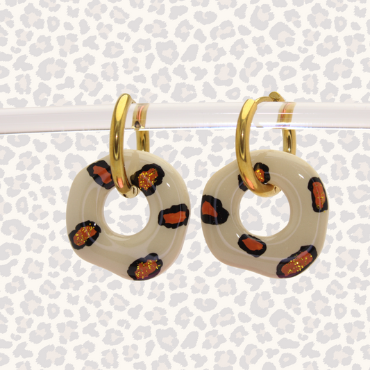 Boucles d'oreilles Léopard